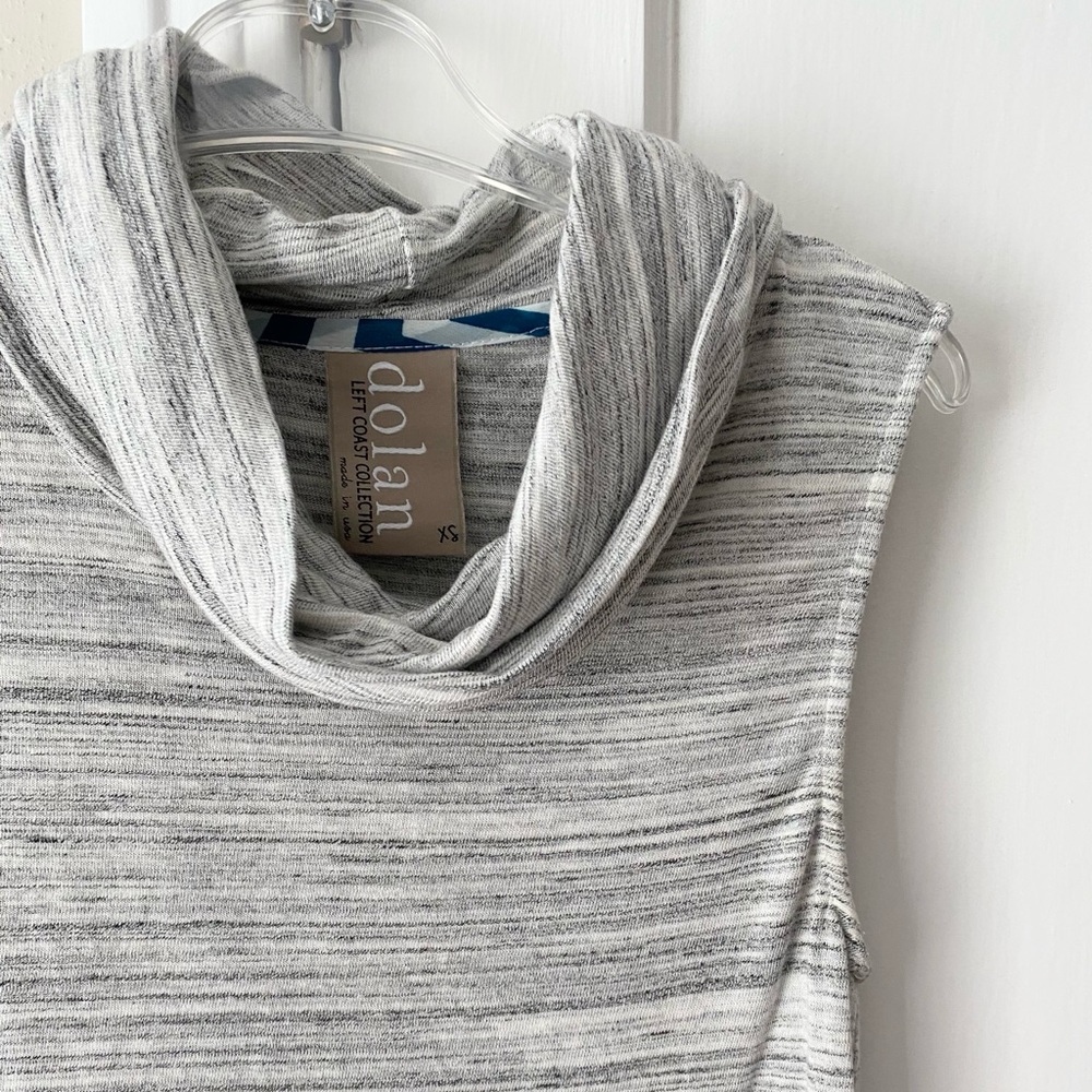 Anthropologie | Marble Gray Sleeveless Top